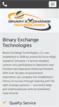 Mobile Screenshot of binaryextech.com